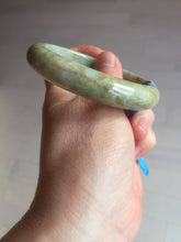 Load image into Gallery viewer, 56.5mm certified 100% natural Type A sunny green/brown jadeite jade bangle E41-2735
