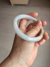 Load image into Gallery viewer, 58mm Certified Type A 100% Natural white/light purple/yellow/brown (FU Lu SHOU)Jadeite Jade bangle BM50-7039
