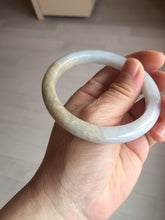 Load image into Gallery viewer, 58mm Certified Type A 100% Natural white/light purple/yellow/brown (FU Lu SHOU)Jadeite Jade bangle BM50-7039
