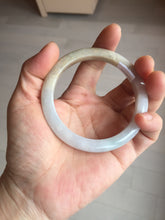 Load image into Gallery viewer, 58mm Certified Type A 100% Natural white/light purple/yellow/brown (FU Lu SHOU)Jadeite Jade bangle BM50-7039
