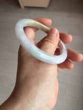Load image into Gallery viewer, 58mm Certified Type A 100% Natural white/light purple/yellow/brown (FU Lu SHOU)Jadeite Jade bangle BM50-7039
