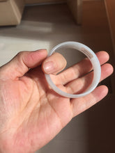 Load image into Gallery viewer, 51.7mm Certified type A 100% Natural white thin Jadeite Jade bangle PB267-1025
