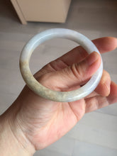 Load image into Gallery viewer, 58mm Certified Type A 100% Natural white/light purple/yellow/brown (FU Lu SHOU)Jadeite Jade bangle BM50-7039

