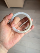 Load image into Gallery viewer, 58mm Certified Type A 100% Natural white/light purple/yellow/brown (FU Lu SHOU)Jadeite Jade bangle BM50-7039
