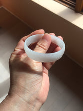 Load image into Gallery viewer, 51.7mm Certified type A 100% Natural white thin Jadeite Jade bangle PB267-1025
