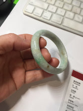 Load image into Gallery viewer, 50.5mm certified 100% natural type A sunny green brown oval jadeite bangle PH169-5802
