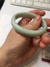 Load image into Gallery viewer, 50.5mm certified 100% natural type A sunny green brown oval jadeite bangle PH169-5802
