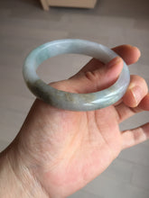 Load image into Gallery viewer, 57.5mm Certified Type A 100% Natural white/light purple/brown Jadeite Jade bangle BM51-7048
