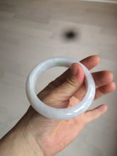 Load image into Gallery viewer, 57.5mm Certified 100% natural Type A sunny green/purple jadeite jade bangle AX90-1457
