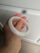 Load image into Gallery viewer, 57.5mm Certified 100% natural Type A sunny green/purple jadeite jade bangle AX90-1457
