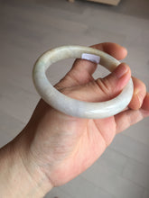 Load image into Gallery viewer, 57.5mm Certified Type A 100% Natural white/yellow/brown (golden sand) Jadeite Jade bangle BM52-7050
