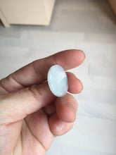 Load image into Gallery viewer, 22-23.5mm Type A 100% Natural sunny green light green purple with green floating flowers Jadeite Jade Safety Guardian round Pendant group BS143
