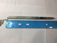 Load image into Gallery viewer, 18.5cm 100% Natural black white ink painting(水墨画) Xiu Jade (Serpentine) Hairpin AW63
