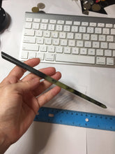 Load image into Gallery viewer, 19.5cm 100% Natural black dark green ink painting(水墨画) Xiu Jade (Serpentine) Hairpin AW64
