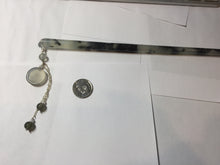 Load image into Gallery viewer, 18.5cm 100% Natural black white ink painting(水墨画) Xiu Jade (Serpentine) Hairpin AW65
