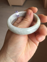 Load image into Gallery viewer, 52.2mm certified 100% natural type A white sunny green yellow purple(FU LU SHOU) oval jadeite bangle PH168-5800
