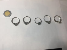 Load image into Gallery viewer, 100% natural type A icy watery green dark green four-prong jadeite jade ring group AA88
