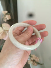 Load image into Gallery viewer, 57.9mm certified Type A 100% Natural beige yellow Jadeite Jade bangle G45-6731
