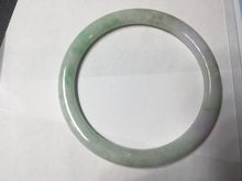 Load image into Gallery viewer, 54.4mm certified 100% natural Type A white/purple/sunny green slim round cut jadeite jade bangle PC253-0842
