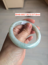 Load image into Gallery viewer, 52-60mm Certified type A 100% size 56-60mm Natural green/white/purple Jadeite bangle with defects group BH15
