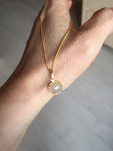 Load image into Gallery viewer, 10.5mm 100% natural type A yellow purple Jadeite Jade simple is the best series pendant PF50
