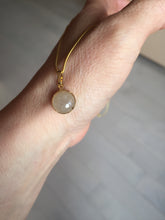 Load image into Gallery viewer, 10.5mm 100% natural type A yellow purple Jadeite Jade simple is the best series pendant PF50
