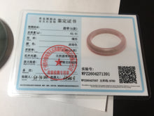 Load image into Gallery viewer, 57.6mm Certified type A 100% Natural oily dark green (老油青) gray black Jadeite bangle PC254-1391

