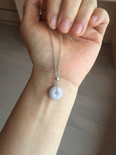 Load image into Gallery viewer, 12.5mm Type A 100% Natural sunny green white purple Jadeite Safety Guardian Button donuts pendant PH60 Add on item
