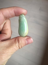 Load image into Gallery viewer, 100% natural type A sunny  green yellow blessed melon 福瓜) Jadeite Jade pendant group PB52
