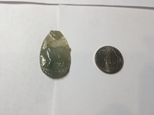 Load image into Gallery viewer, Type A 100% Natural Light Green-Gray (淡油冰) Jadeite Jade Pig Pendant – Abundance, Prosperity, Happiness &amp; Good Fortune PC241
