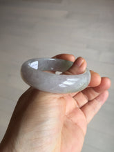 Load image into Gallery viewer, 51.5mm certified 100% natural type A light purple sunny green yellow oval jadeite jade bangle BL77-8666

