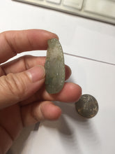 Load image into Gallery viewer, Type A 100% Natural Light Green-Gray (淡油冰) Jadeite Jade Pig Pendant – Abundance, Prosperity, Happiness &amp; Good Fortune PC241
