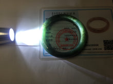 Load image into Gallery viewer, 57.2mm Certified type A 100% Natural oily dark green (老油青) blue gray black Mountains Afar in Blue-Green Haze(远山如黛)Jadeite bangle PC255-0556
