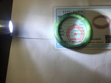 Load image into Gallery viewer, 57.2mm Certified type A 100% Natural oily dark green (老油青) blue gray black Mountains Afar in Blue-Green Haze(远山如黛)Jadeite bangle PC255-0556
