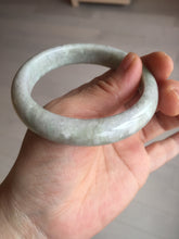 Load image into Gallery viewer, 56.5mm 100% natural type A sunny green/white/purple jadeite jade bangle BM49-8039
