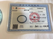 Load image into Gallery viewer, 58.8mm Certified Type A 100% Natural Half Black (乌鸡) / Half Watery Blue (蓝水)/gray Guatemala Jadeite Jade Bangle AZ146-1345
