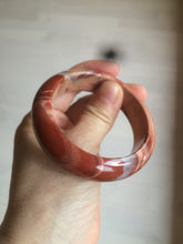 Load image into Gallery viewer, 53mm 100% natural red/pink red jasper stone bangle XY89
