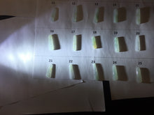 Load image into Gallery viewer, 100% Natural type A icy watery light green white narrow rectangle Jadeite Jade safe and sound pendant group BS139 Add on item
