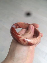 Load image into Gallery viewer, 53mm 100% natural red/pink red jasper stone bangle XY89
