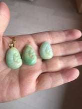 Load image into Gallery viewer, 100% Natural type A sunny green yellow jadeite Jade RuYi(如意) pendant PB50
