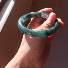 Load image into Gallery viewer, 60.6mm Certified Type A 100% Natural dark green/blue/gray/black Guatemala Jadeite bangle PB278-0712
