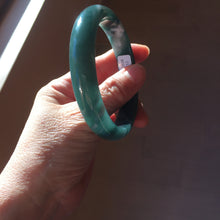 Load image into Gallery viewer, 60.6mm Certified Type A 100% Natural dark green/blue/gray/black Guatemala Jadeite bangle PB278-0712

