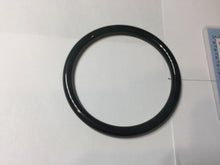 Load image into Gallery viewer, 62mm Type A 100% Natural black icy blue (蓝水) Guatemala Slim Round Cut Jadeite Bangle PJ133-1366
