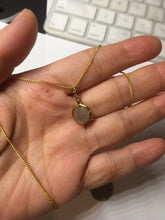 Load image into Gallery viewer, 10.5mm 100% natural type A yellow purple Jadeite Jade simple is the best series pendant PF50
