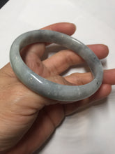 Load image into Gallery viewer, 59mm Certified Type A 100% Natural green gray black(Wuji, 淡乌鸡) Jadeite Jade bangle BQ55-6886

