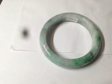 Load image into Gallery viewer, 56.4mm certificated Type A 100% Natural sunny green/white/purple Jadeite Jade bangle AY48-4133
