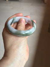 Load image into Gallery viewer, 54mm Certified Type A 100% Natural dark green purple(苏堤绕绿) Jadeite Jade bangle PC103-9161

