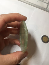Load image into Gallery viewer, 100% Natural type A light green yellow  jadeite Jade horse pendant worry stone AA93
