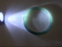 Load image into Gallery viewer, 58.7mm Type A 100% Natural icy watery light green/blue/gray Guatemala slim round cut Jadeite bangle PJ43-0685
