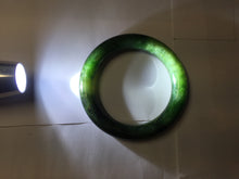 Load image into Gallery viewer, 57.4m certified 100% Natural dark green/black round cut nephrite (碧玉)  bangle HN183
